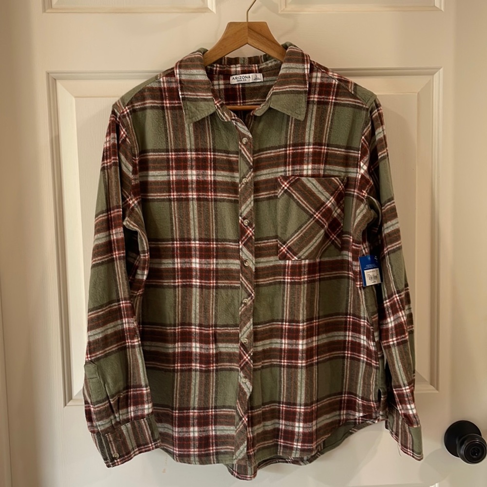 Arizona Jean Co. Women’s Flannel Shirt- New with tags!